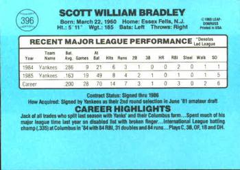 Scott Bradley  baseball card collectible - Main Image 2