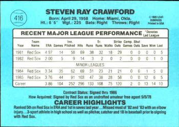 Steve Crawford  baseball card collectible - Main Image 2