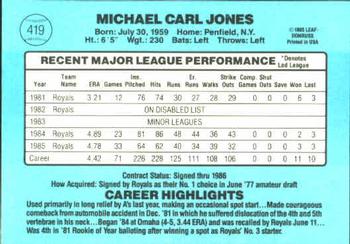Mike Jones  baseball card collectible - Main Image 2