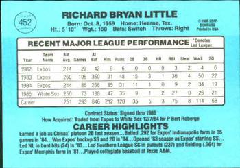 Bryan Little  baseball card collectible - Main Image 2