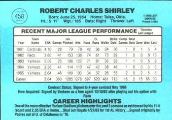 Bob Shirley  baseball card collectible - Main Image 2