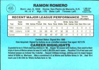 Ramon Romero  baseball card collectible - Main Image 2