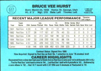 Bruce Hurst  baseball card collectible - Main Image 2