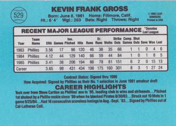 Kevin Gross  baseball card collectible - Main Image 2