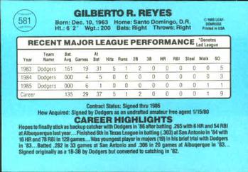 Gilberto Reyes  baseball card collectible - Main Image 2