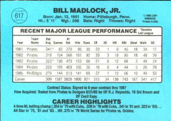 Bill Madlock  baseball card collectible - Main Image 2