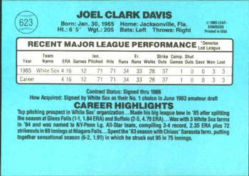 Joel Davis  baseball card collectible - Main Image 2