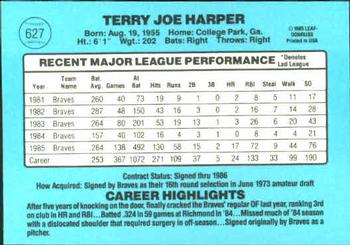 Terry Harper  baseball card collectible - Main Image 2