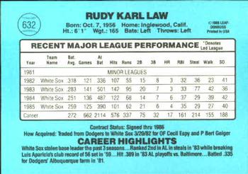 Rudy Law  baseball card collectible - Main Image 2