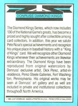 Diamond Kings Checklist: 1-26  baseball card collectible - Main Image 2