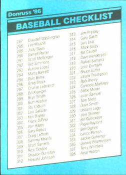 Checklist: 235-338  baseball card collectible - Main Image 2