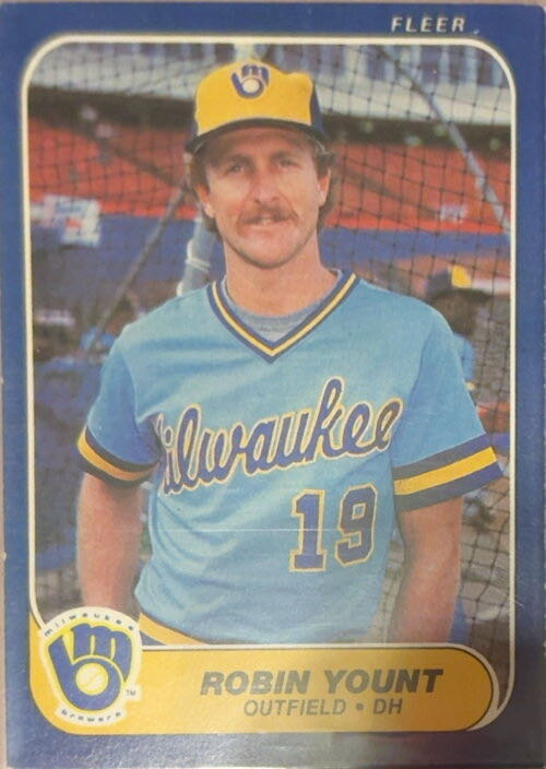 Robin Yount  baseball card collectible - Main Image 3