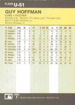 Guy Hoffman  baseball card collectible - Main Image 2