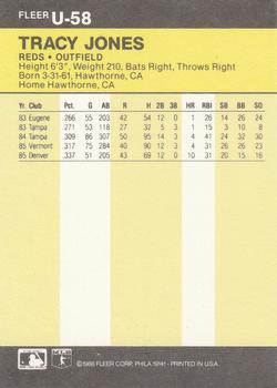 Tracy Jones  baseball card collectible - Main Image 2