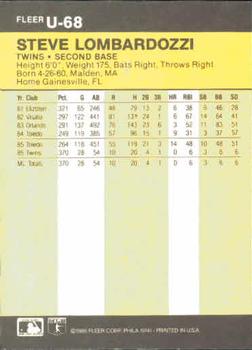 Steve Lombardozzi  baseball card collectible - Main Image 2