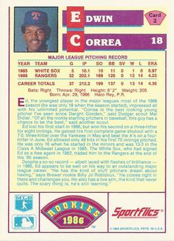 Ed Correa  baseball card collectible - Main Image 2