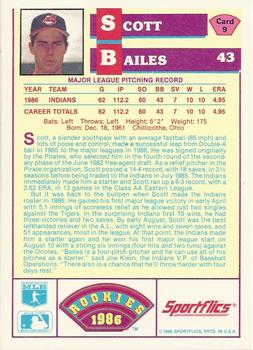 Scott Bailes  baseball card collectible - Main Image 2