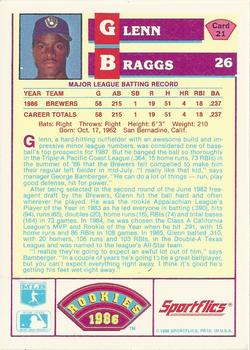Glenn Braggs  baseball card collectible - Main Image 2