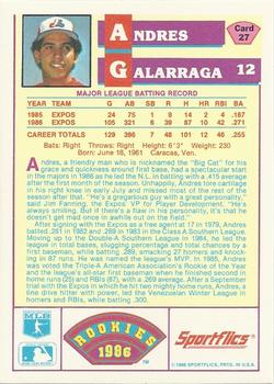 Andres Galarraga  baseball card collectible - Main Image 2