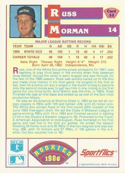 Russ Morman  baseball card collectible - Main Image 2