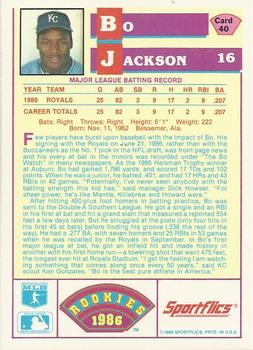 Bo Jackson  baseball card collectible - Main Image 2