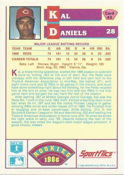 Kal Daniels  baseball card collectible - Main Image 2