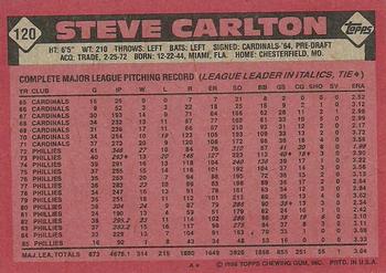 Steve Carlton  baseball card collectible - Main Image 2