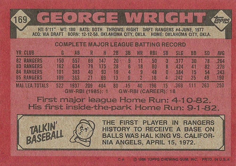 George Wright  baseball card collectible - Main Image 2