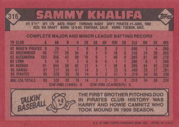 Sammy Khalifa  baseball card collectible - Main Image 2