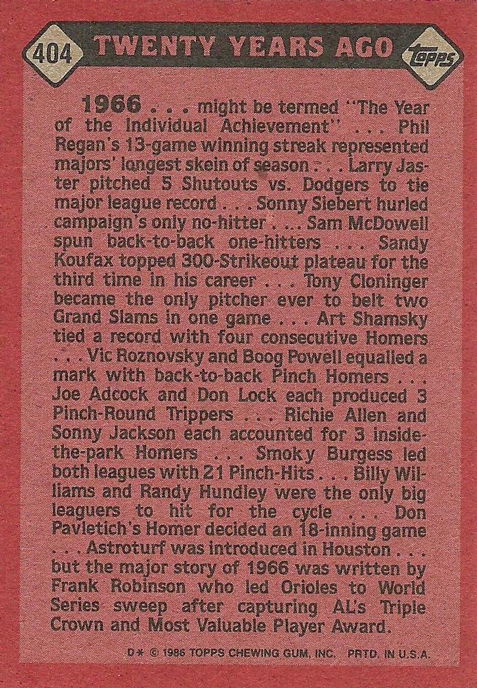 Frank Robinson  baseball card collectible - Main Image 2