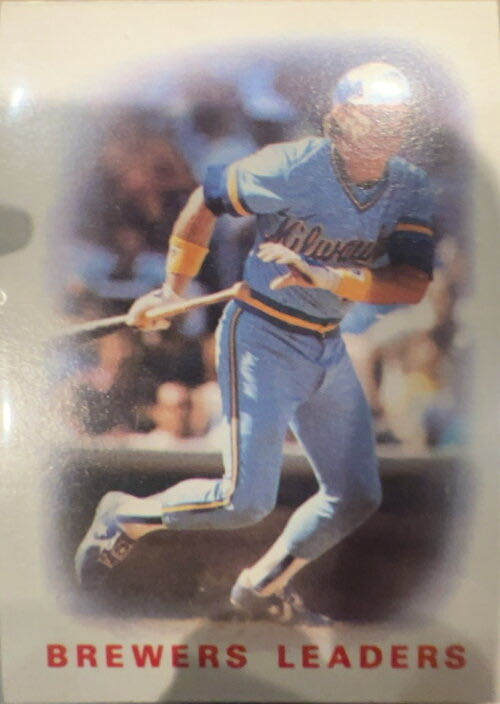 Brewers Leaders  baseball card collectible - Main Image 3