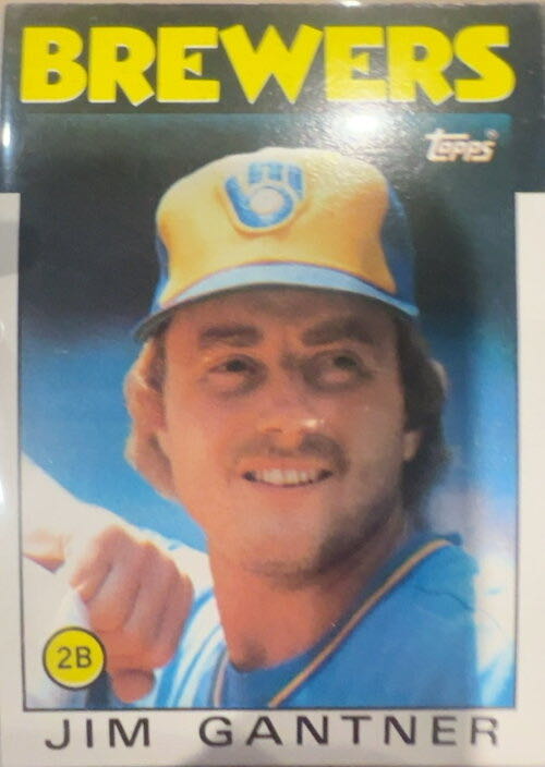 Jim Gantner  baseball card collectible - Main Image 3
