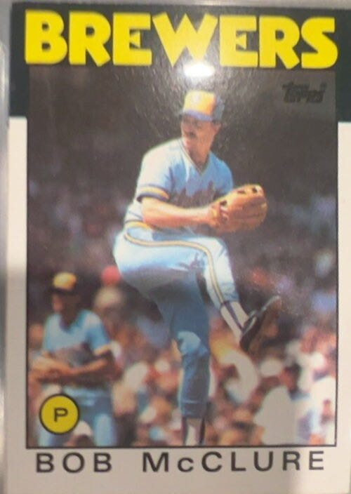 Bob McClure  baseball card collectible - Main Image 3