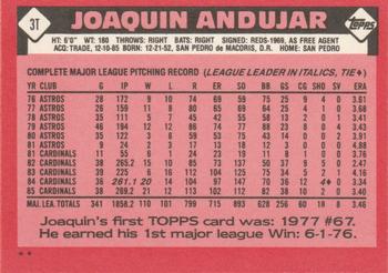 Joaquin Andujar  baseball card collectible - Main Image 2