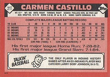 Carmen Castillo  baseball card collectible - Main Image 2