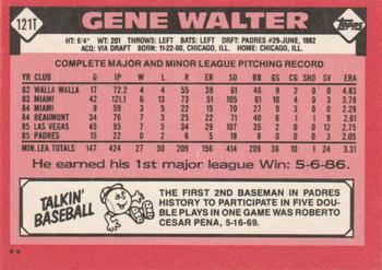 Gene Walter  baseball card collectible - Main Image 2