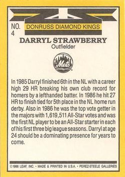 Darryl Strawberry  baseball card collectible - Main Image 2