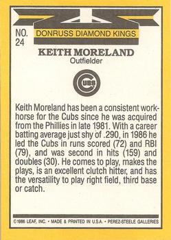 Keith Moreland  baseball card collectible - Main Image 2