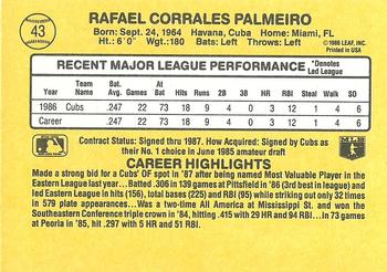 Rafael Palmeiro  baseball card collectible - Main Image 2