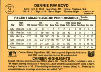 Oil Can Boyd  baseball card collectible - Main Image 2