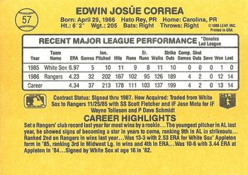 Ed Correa  baseball card collectible - Main Image 2