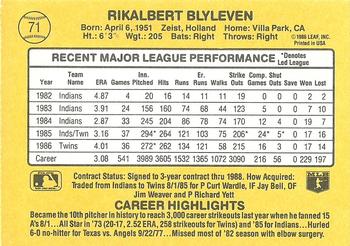 Bert Blyleven  baseball card collectible - Main Image 2