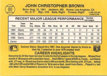 Chris Brown  baseball card collectible - Main Image 2