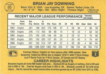 Brian Downing  baseball card collectible - Main Image 2