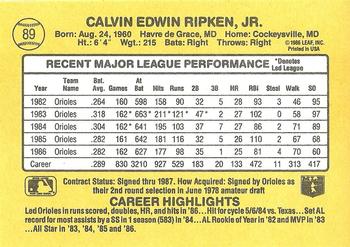 Cal Ripken  baseball card collectible - Main Image 2