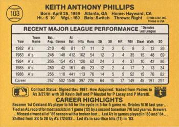 Tony Phillips  baseball card collectible - Main Image 2