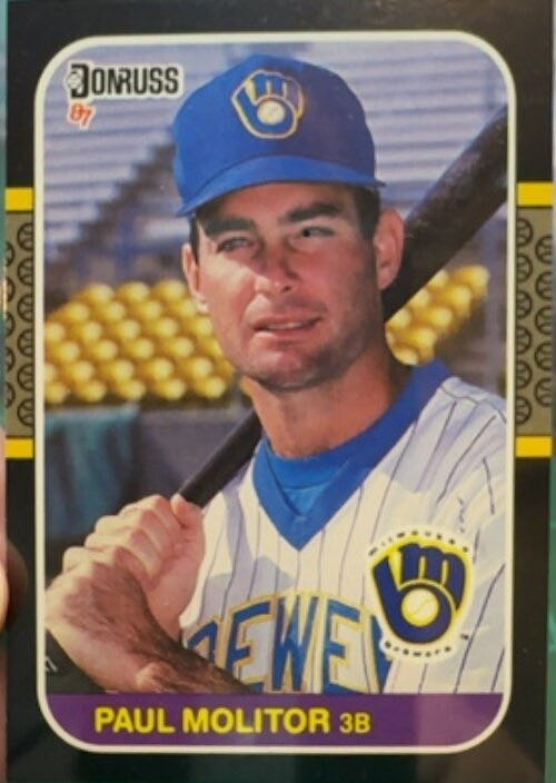 Paul Molitor  baseball card collectible - Main Image 3