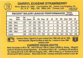 Darryl Strawberry  baseball card collectible - Main Image 2
