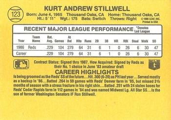 Kurt Stillwell  baseball card collectible - Main Image 2