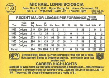 Mike Scioscia  baseball card collectible - Main Image 2